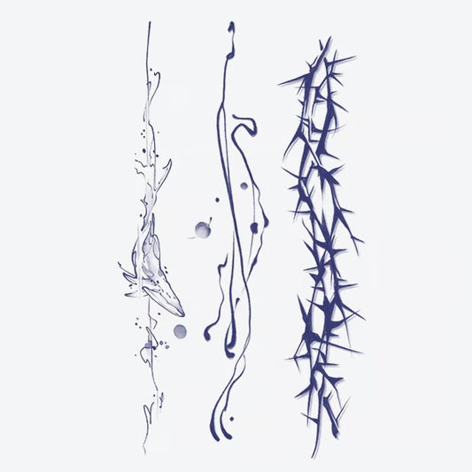 Thorn Abstract Lines Tattoo
