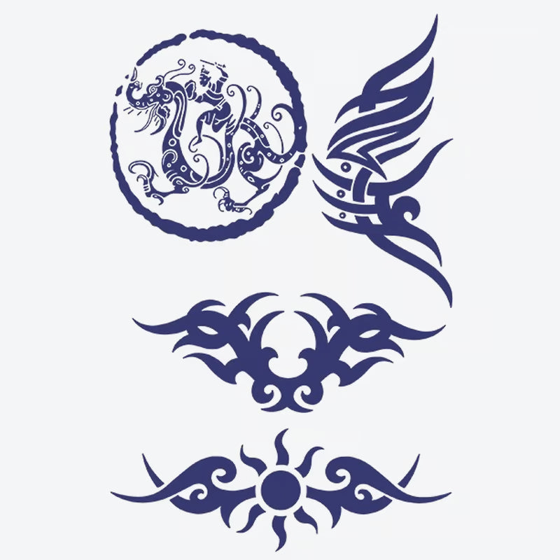 Dragon Wing Sun Tattoo