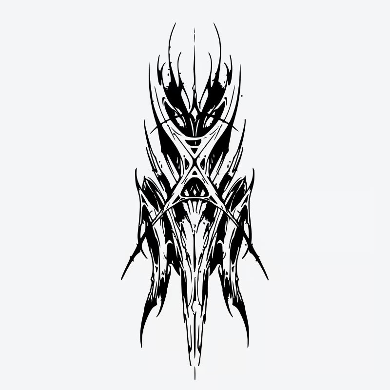 Abstract Symmetrical Design Tattoo