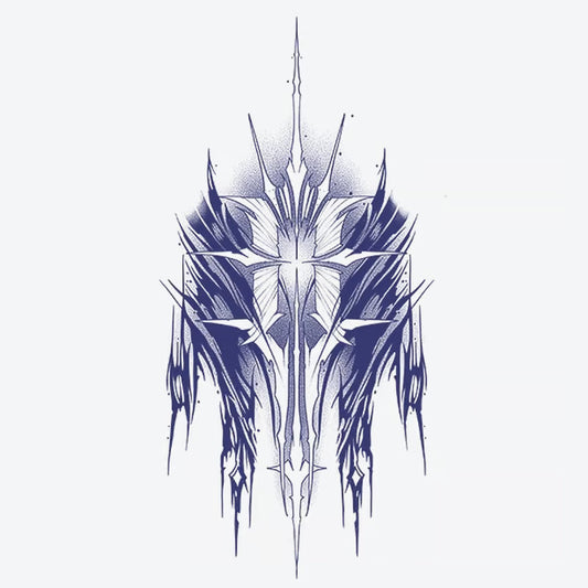 Abstract Blade Design Tattoo