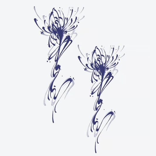 Floral Swirl Series Tattoo