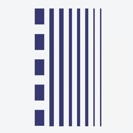 Striped Geometric Design Tattoo