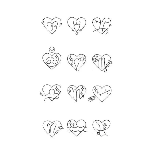 Heart Symbol Series Tattoo