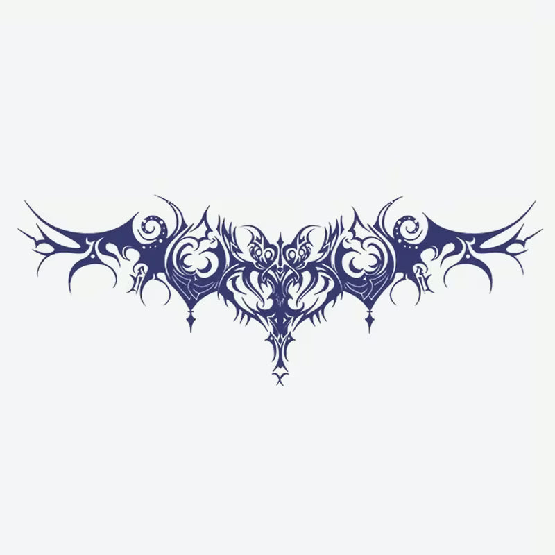 Tribal Wings Sexy Tattoo