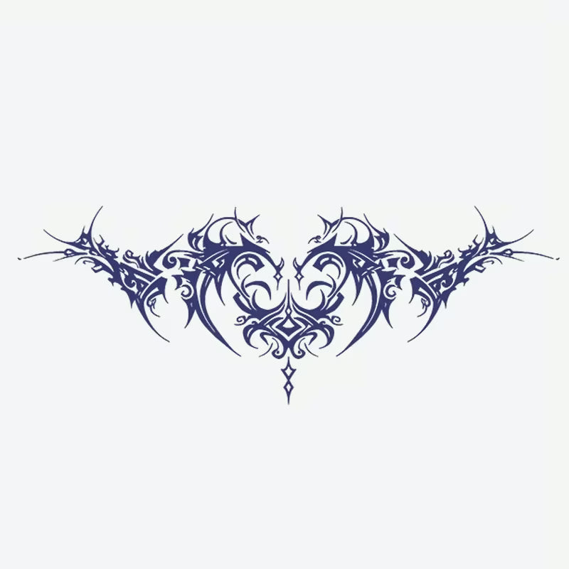 Tribal Flourish Design Tattoo