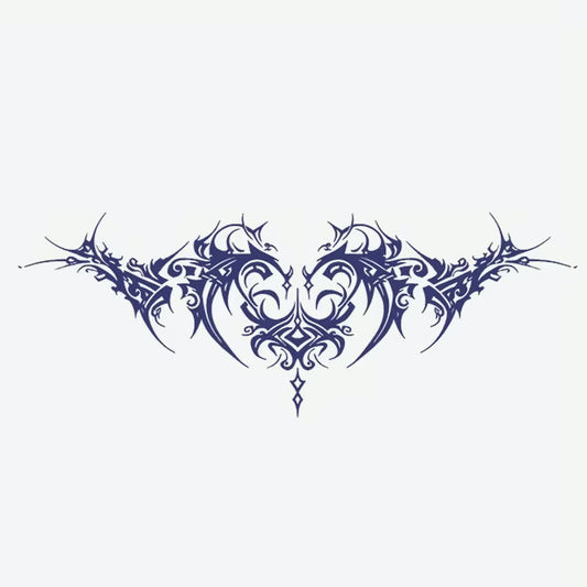 Tribal Flourish Design Tattoo