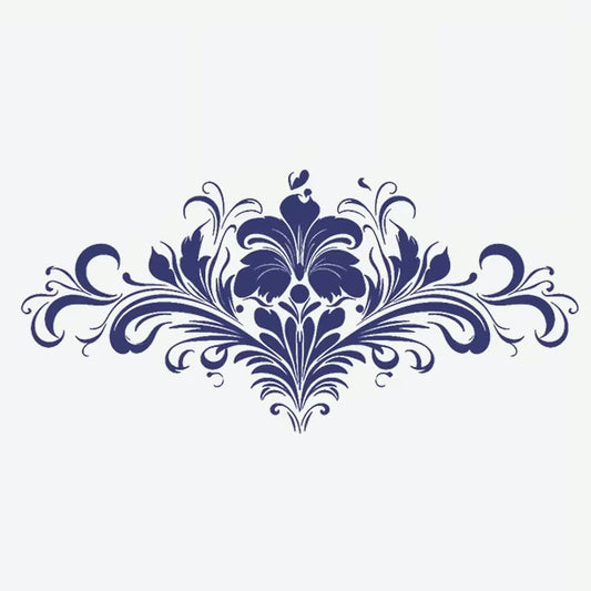 Floral Ornamental Design Tattoo