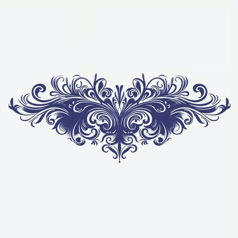 Elegant Swirl Pattern Tattoo