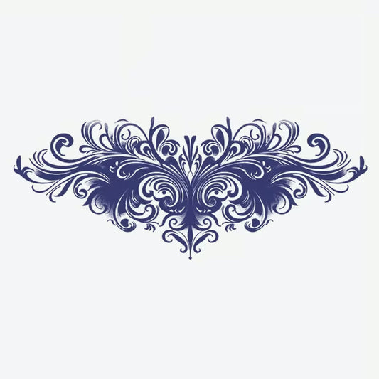 Elegant Swirl Pattern Tattoo