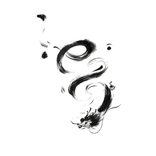 Abstract Dragon Tattoo