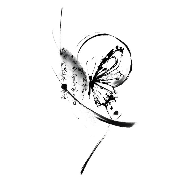 Butterfly Ink Tattoo
