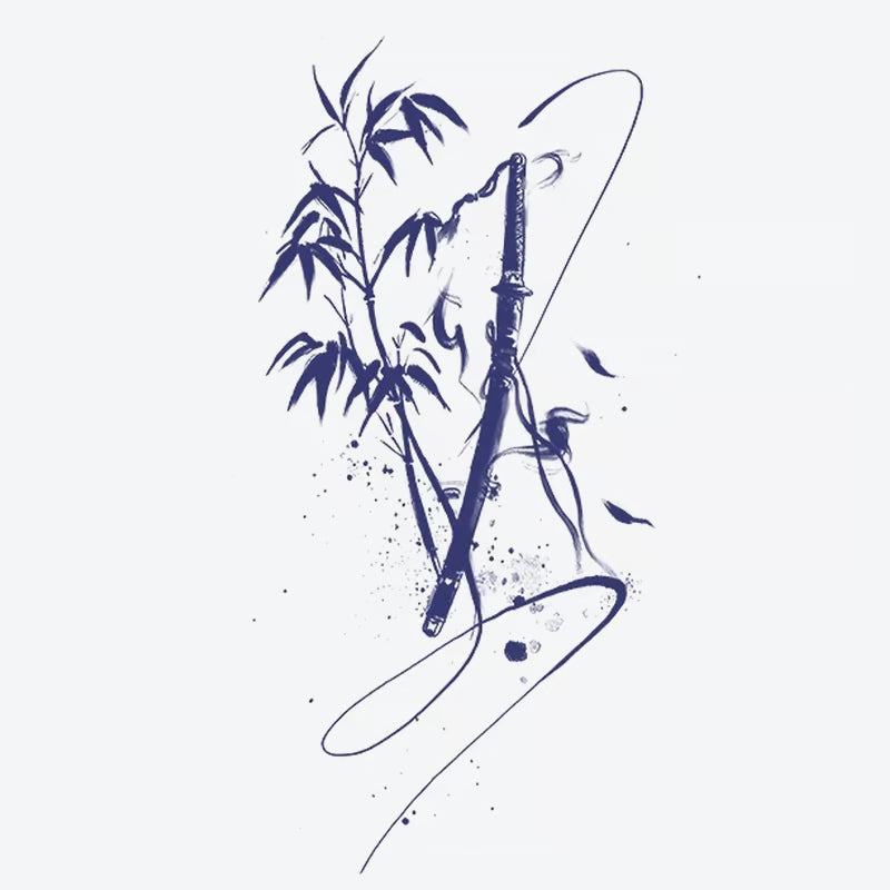 Bamboo Sword Tattoo