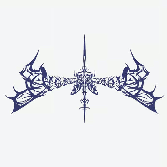 Blade Wings Tattoo