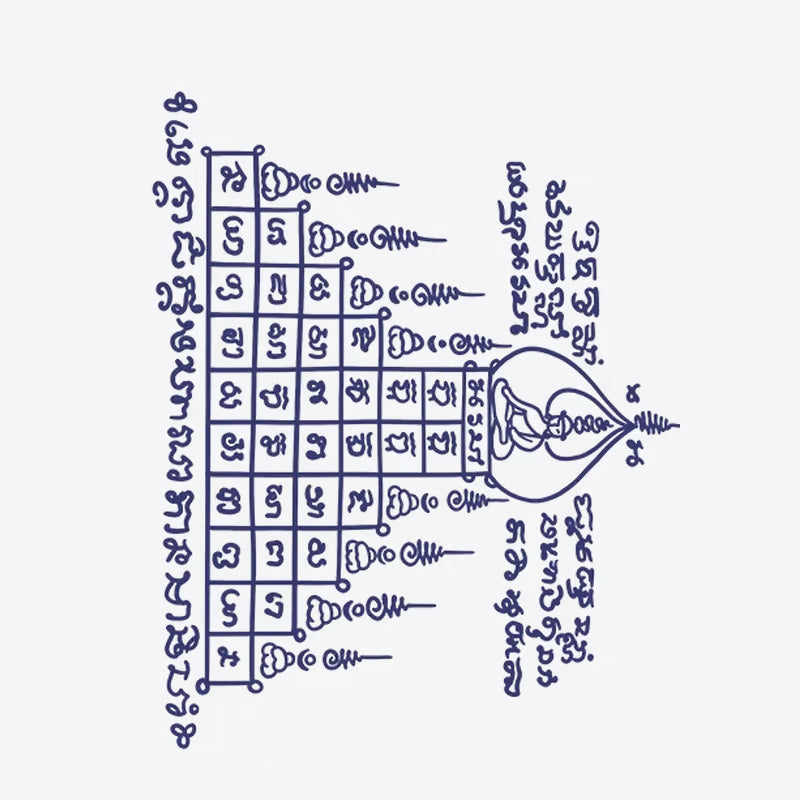 Sacred Symbols Grid Tattoo