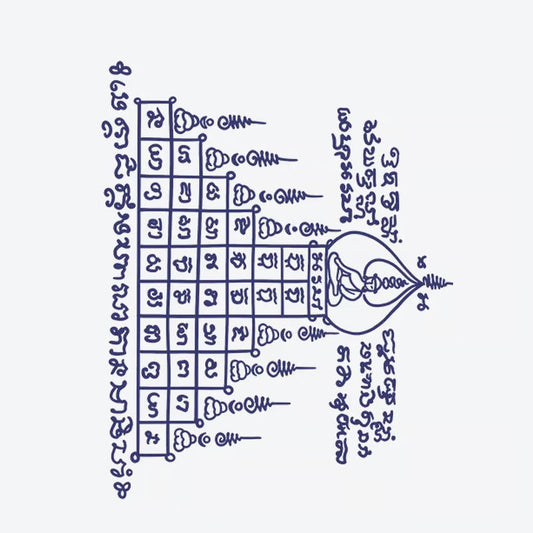 Sacred Symbols Grid Tattoo