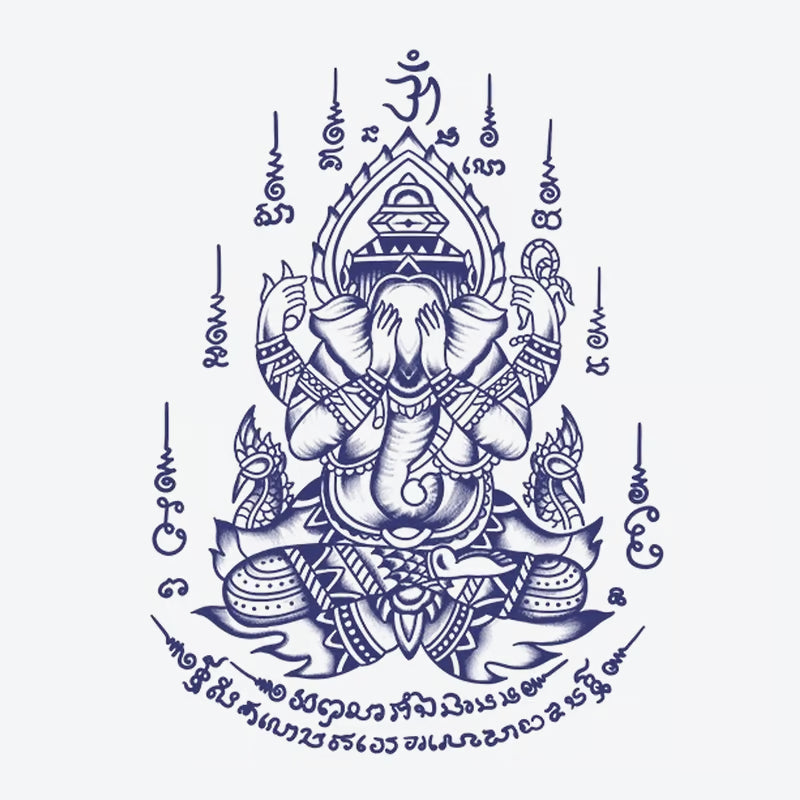 Ganesha Om Symbol Tattoo