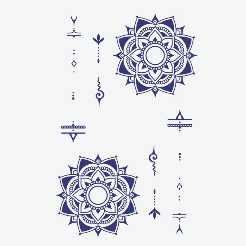 Mandala Symbols Series Tattoo