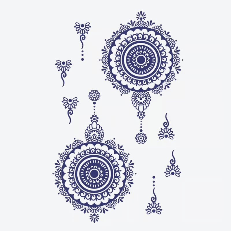 Mandalas And Floral Elements Tattoo