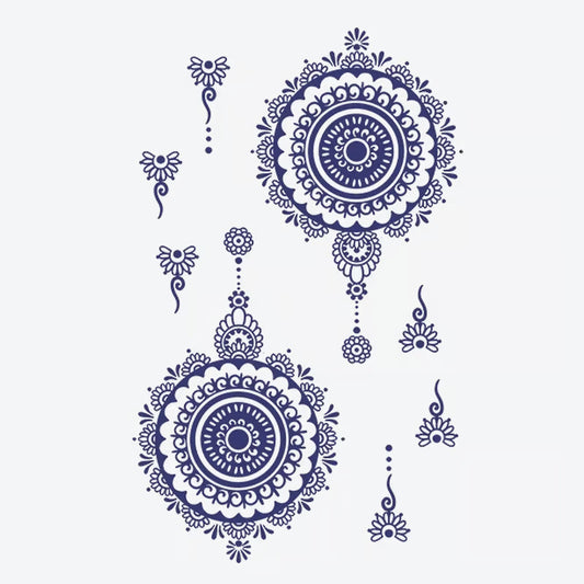 Mandalas And Floral Elements Tattoo