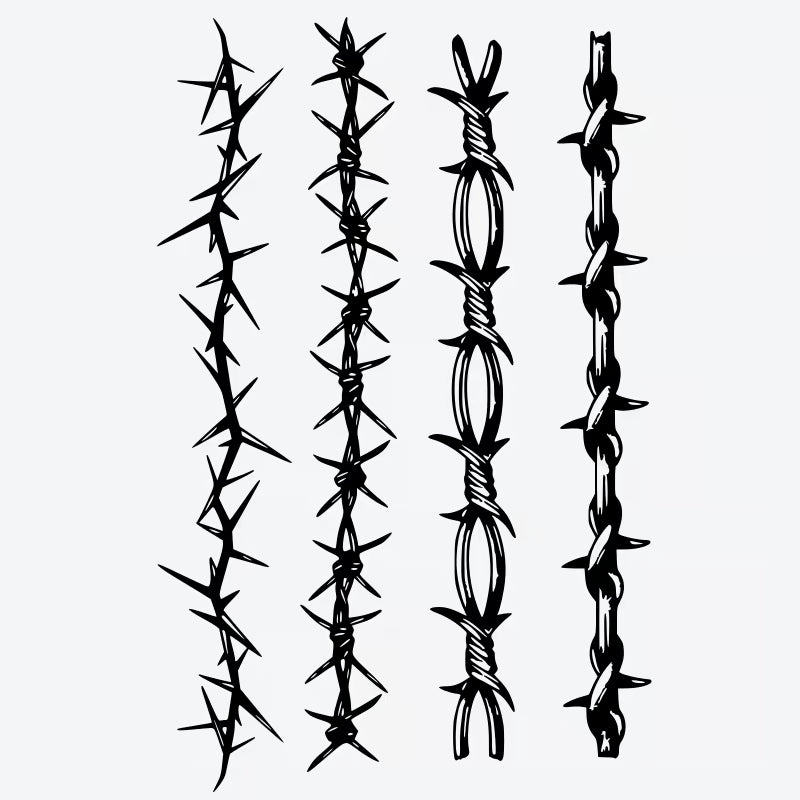 Barbed Wire Series Tattoo