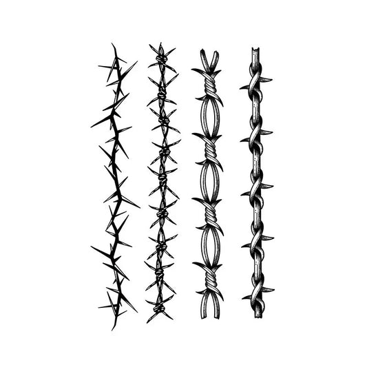 Barbed Wire Series Tattoo
