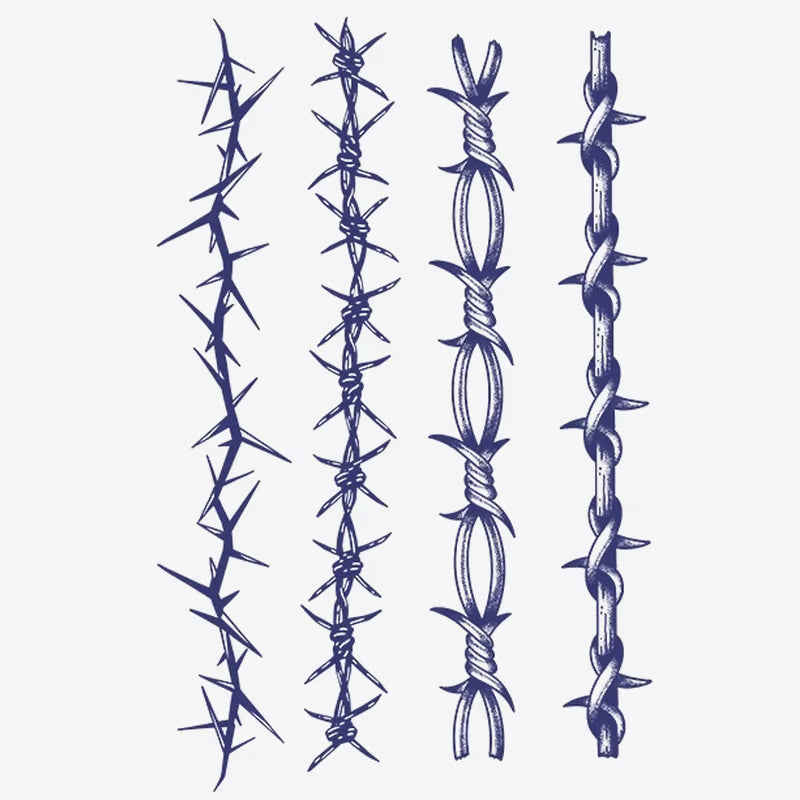 Barbed Wire Series Tattoo