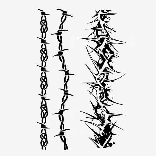 Barbed Wire Thorn Tattoo