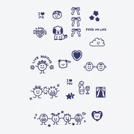 Playful Doodle Series Tattoo