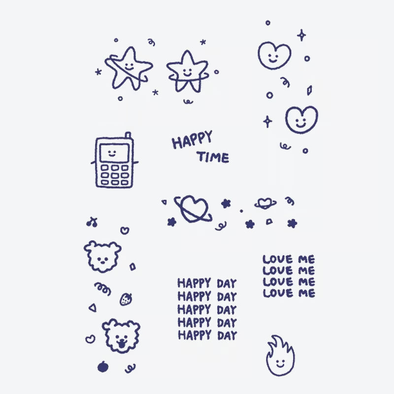 Happy Time Collection Tattoo