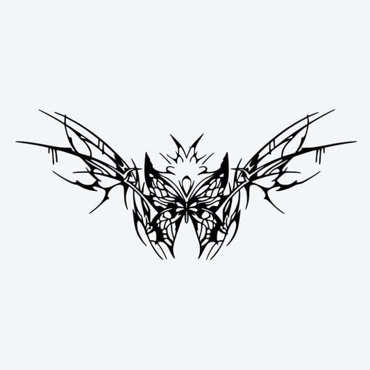 Abstract Butterfly Wings Tattoo