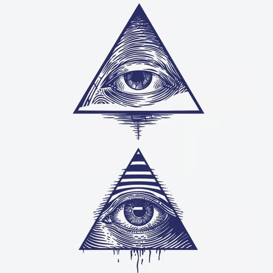 Eye Triangle Tattoo