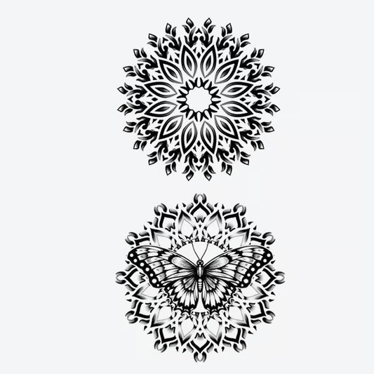 Mandala Butterfly Tattoo