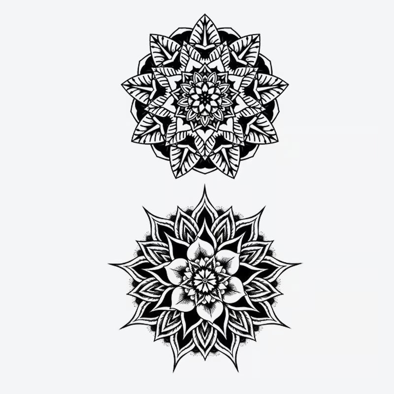 Mandala Flower Series Tattoo