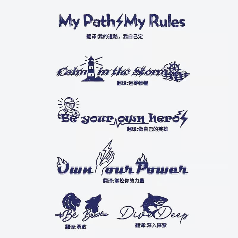 Empowerment Quotes Series Tattoo