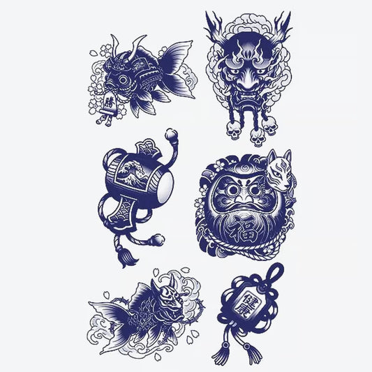 Mythical Creatures And Good Fortune Tattoo