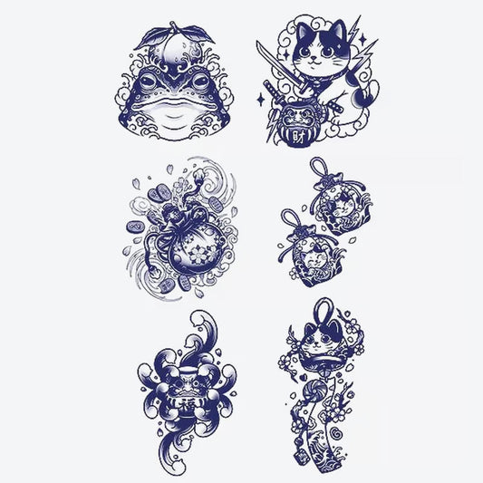 Frog Cat Magic Tattoo