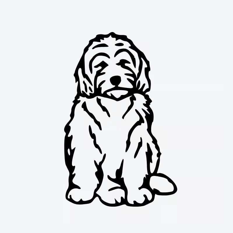 Fluffy Dog Companion Tattoo