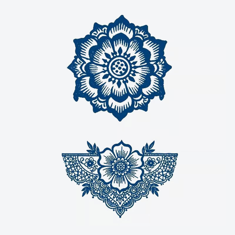 Floral Mandala Lace Tattoo