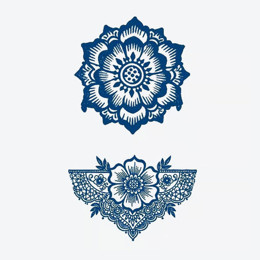 Floral Mandala Lace Tattoo