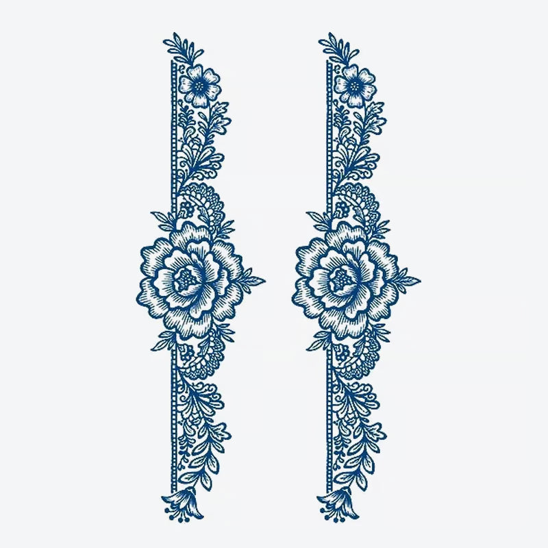 Floral Border Series Tattoo