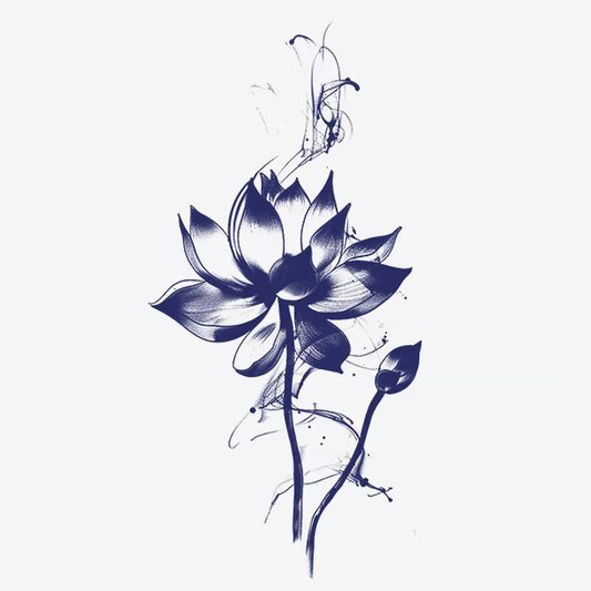 Lotus Flower Ink Tattoo