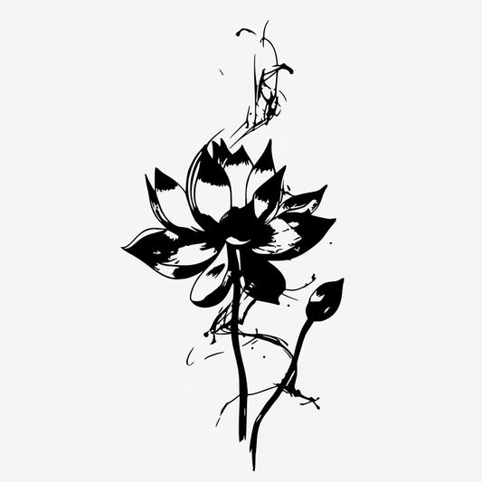 Lotus Flower Ink Tattoo