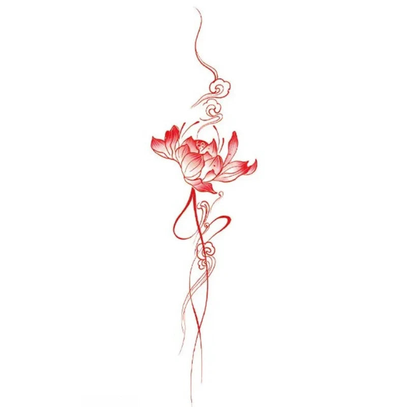 Misty Flower Tattoo