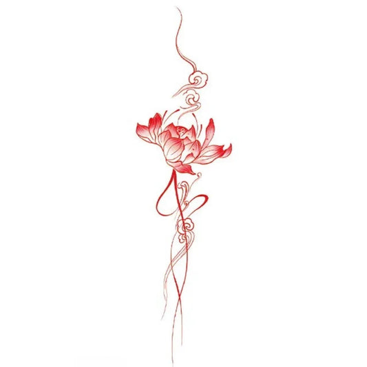 Misty Flower Tattoo