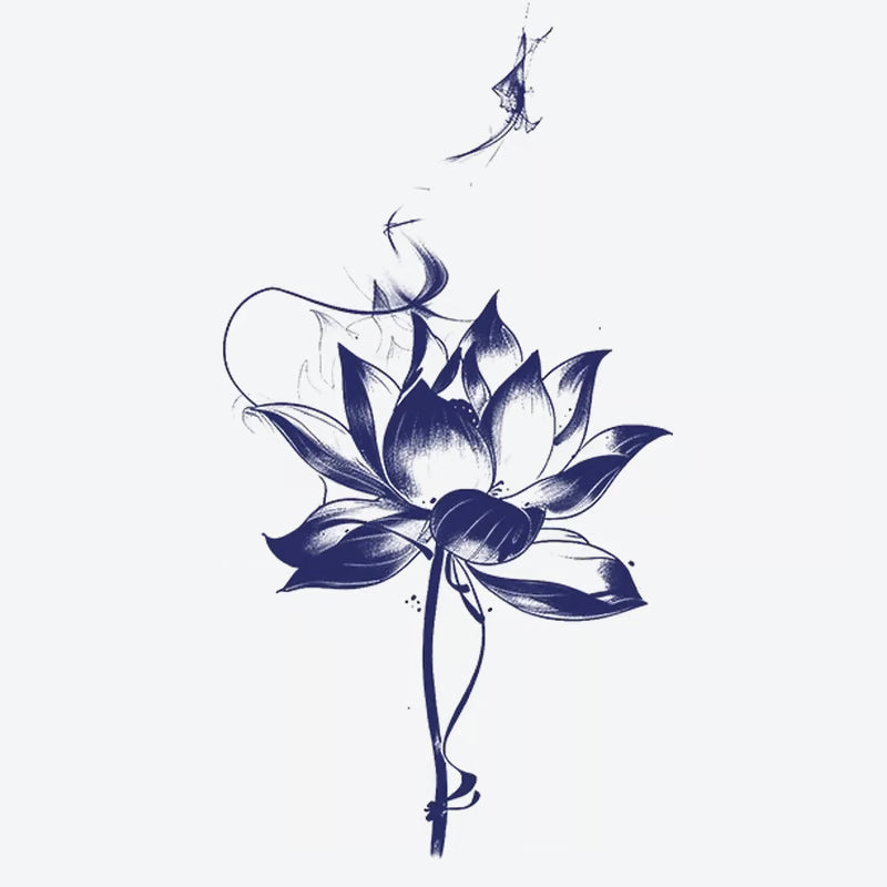 Lotus Smoke Tattoo