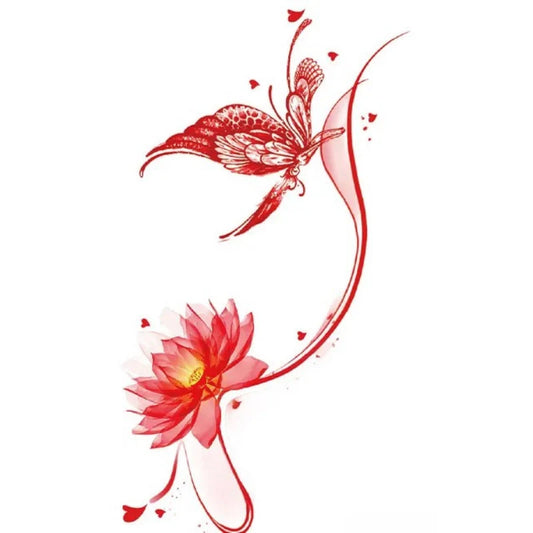 Butterfly Bloom Tattoo