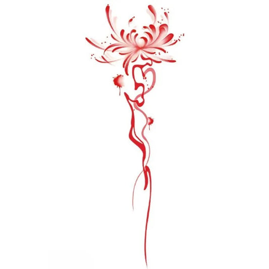 Flower Veil Tattoo