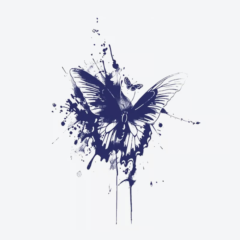 Butterfly Splash Tattoo