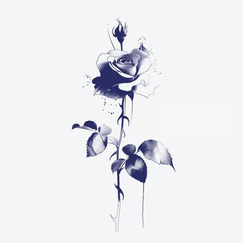 Blue Rose Tattoo