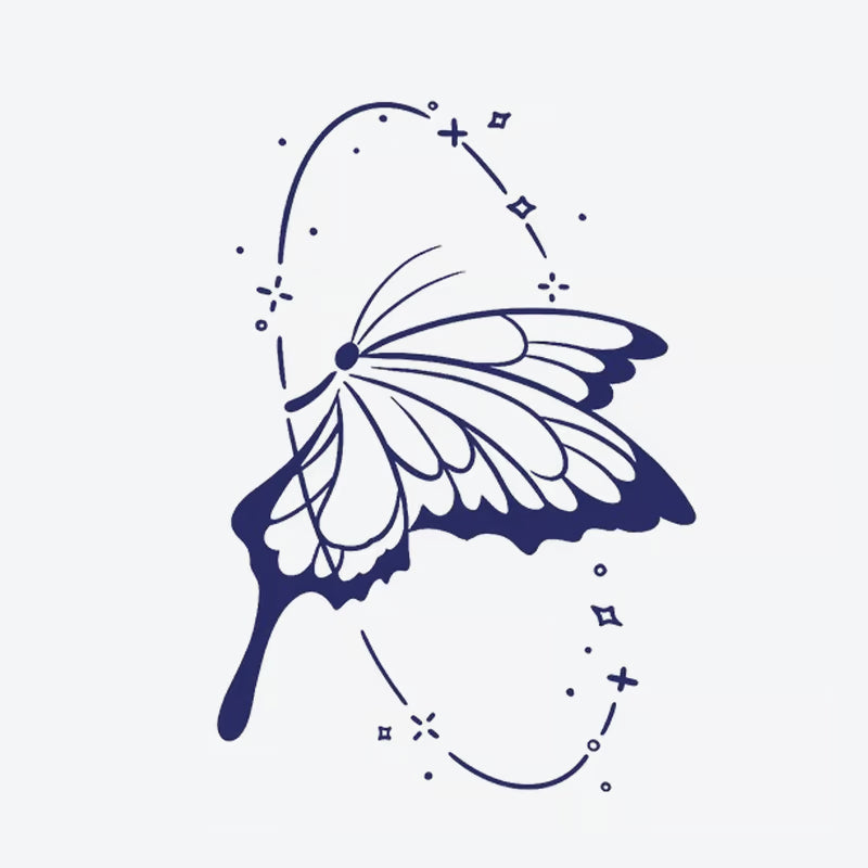 Butterfly Constellation Tattoo